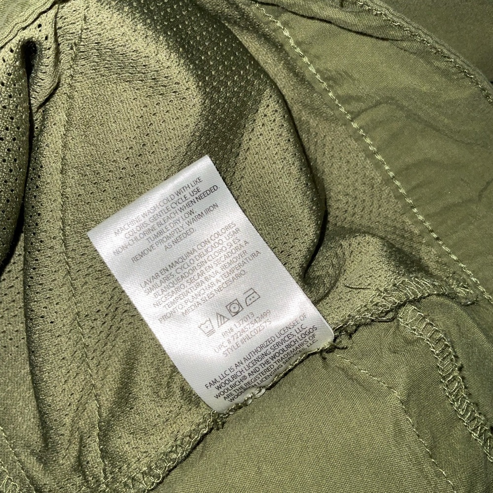 Woolrich Capri Hiking Pants Size 8 Olive Green - Picture 4 of 6